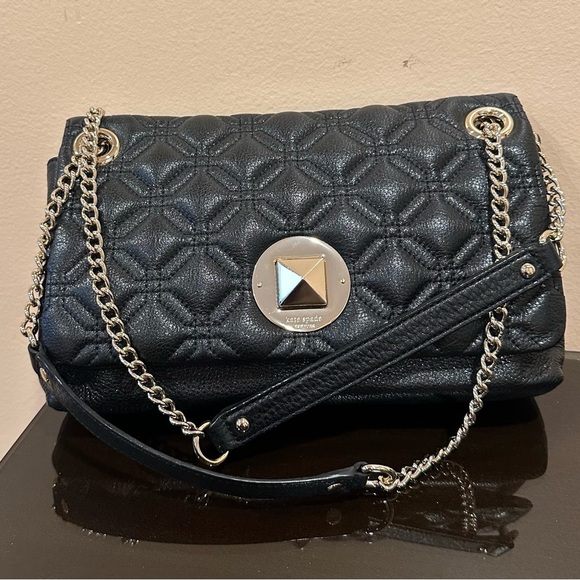 Kate Spade Black Quilted Shoulder Bag - Picture 6 of 10
